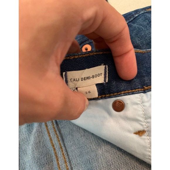 Madewell Cali Demi Boot Crop Jeans - Picture 2 of 3